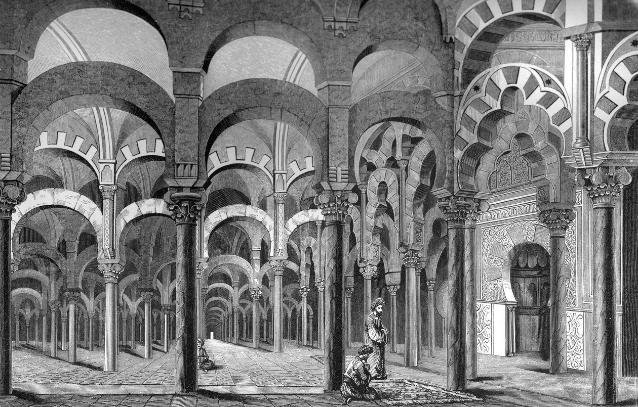 Mesquita, Córdoba, Espanha, 1849. de Bisson and Cottard