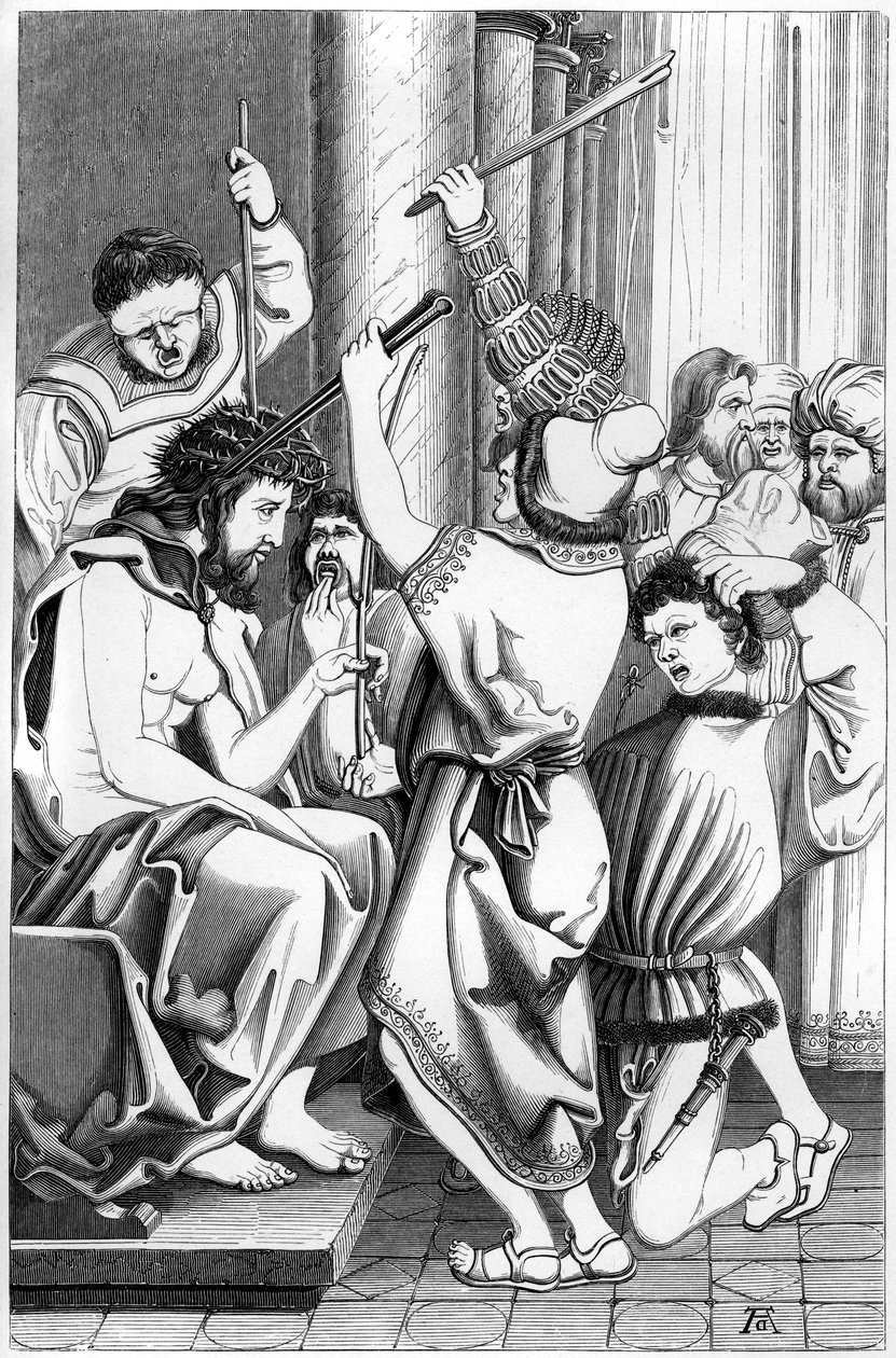 A zombaria de Cristo, século XVI, 1849. de Bisson and Cottard