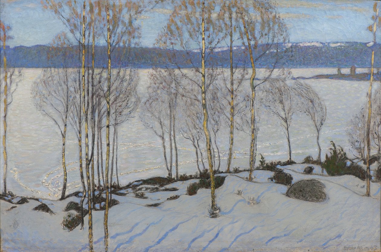 A abordagem da primavera de 1903 de Bjorn Ahlgrenson
