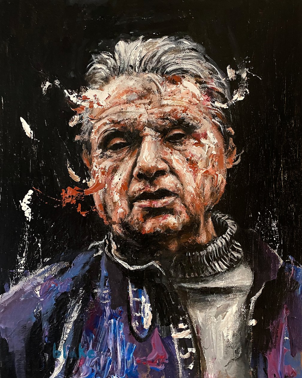 Francis Bacon, c.2021 (Acrílico sobre tela) | Blake Munch