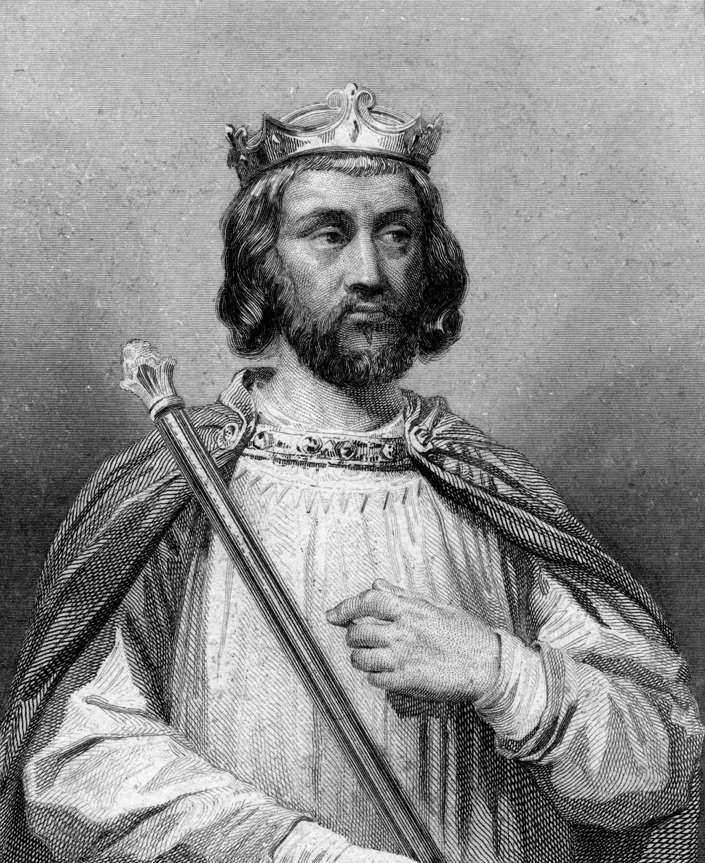 Rei Clotaire III dos francos, século XIX. de Blanchard