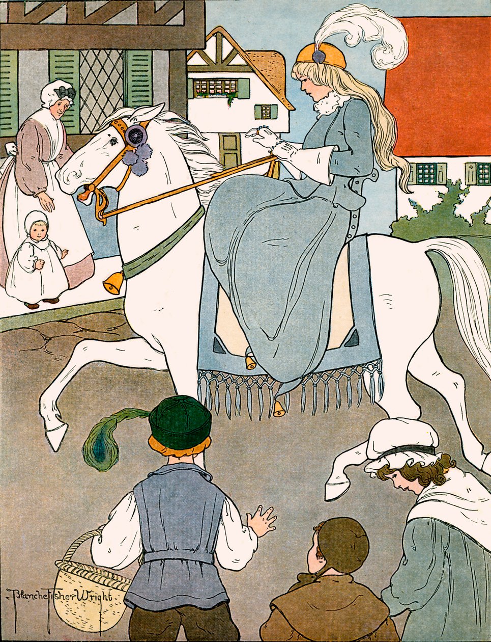 Banbury Cross, ilustrado por Blanche Fisher Wright de Blanche Fisher Wright
