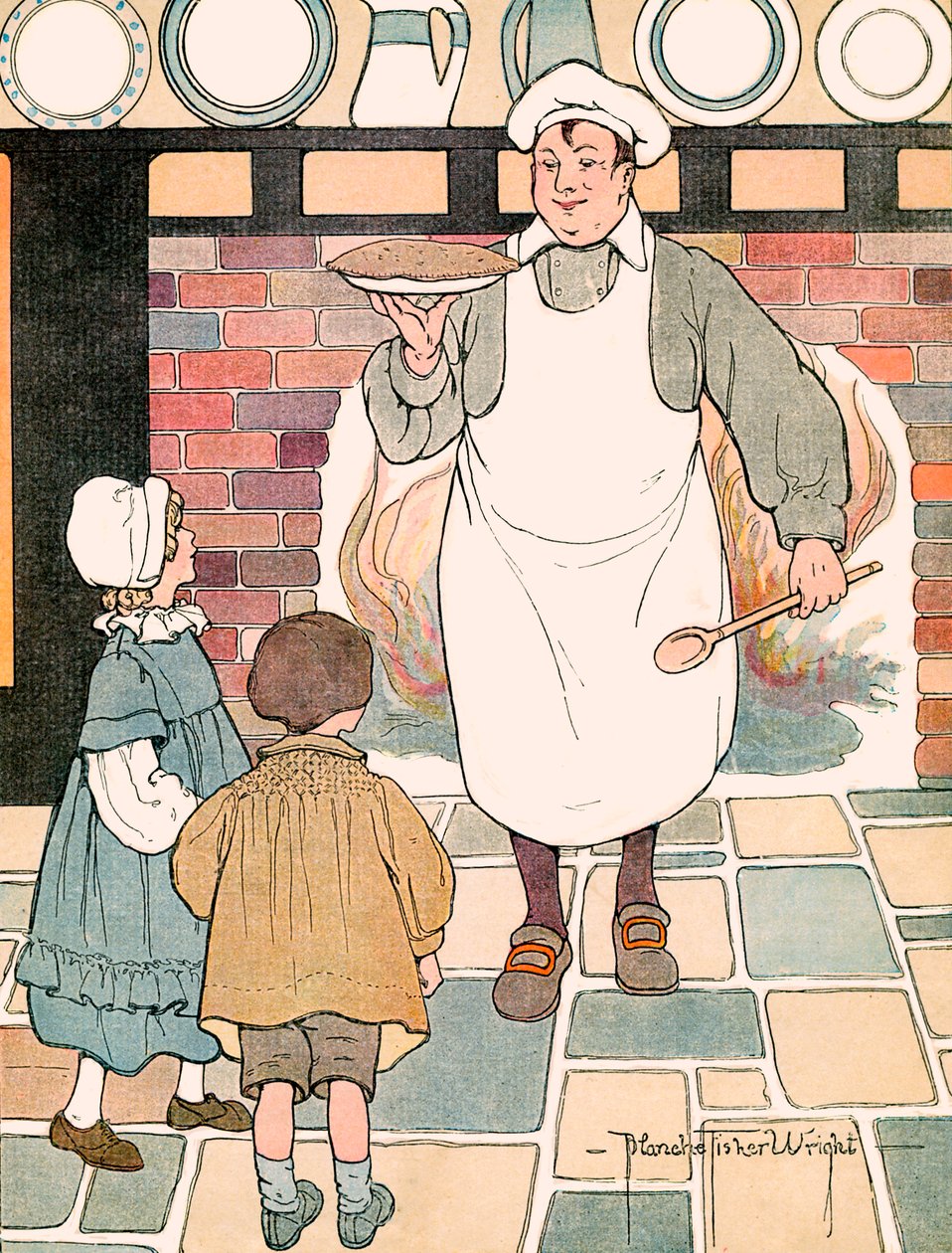 Pat-a-Cake, ilustrado por Blanche Fisher Wright de Blanche Fisher Wright
