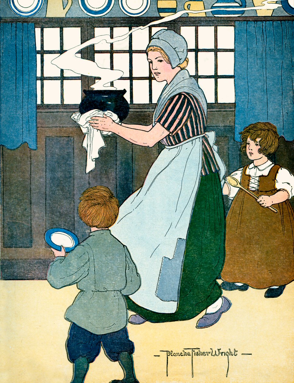 Pease Porridge Hot, por Blanche Fisher Wright de Blanche Fisher Wright