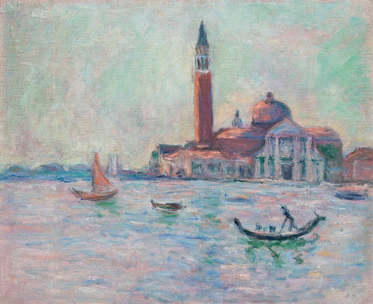 Francês: Venise, la Salute de Blanche Hoschede Monet