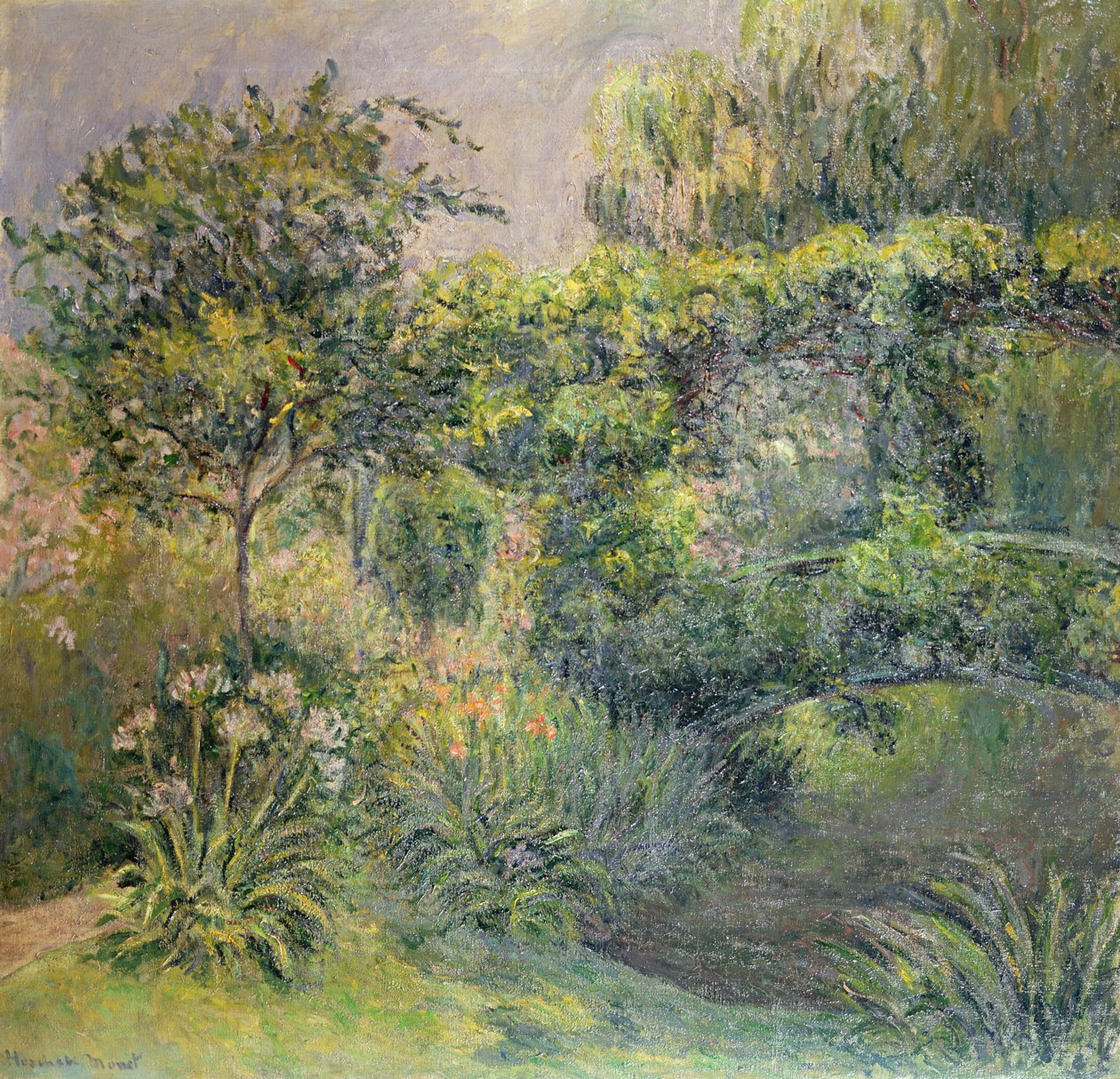Ponte nos Jardins Giverny de Blanche Hoschede Monet