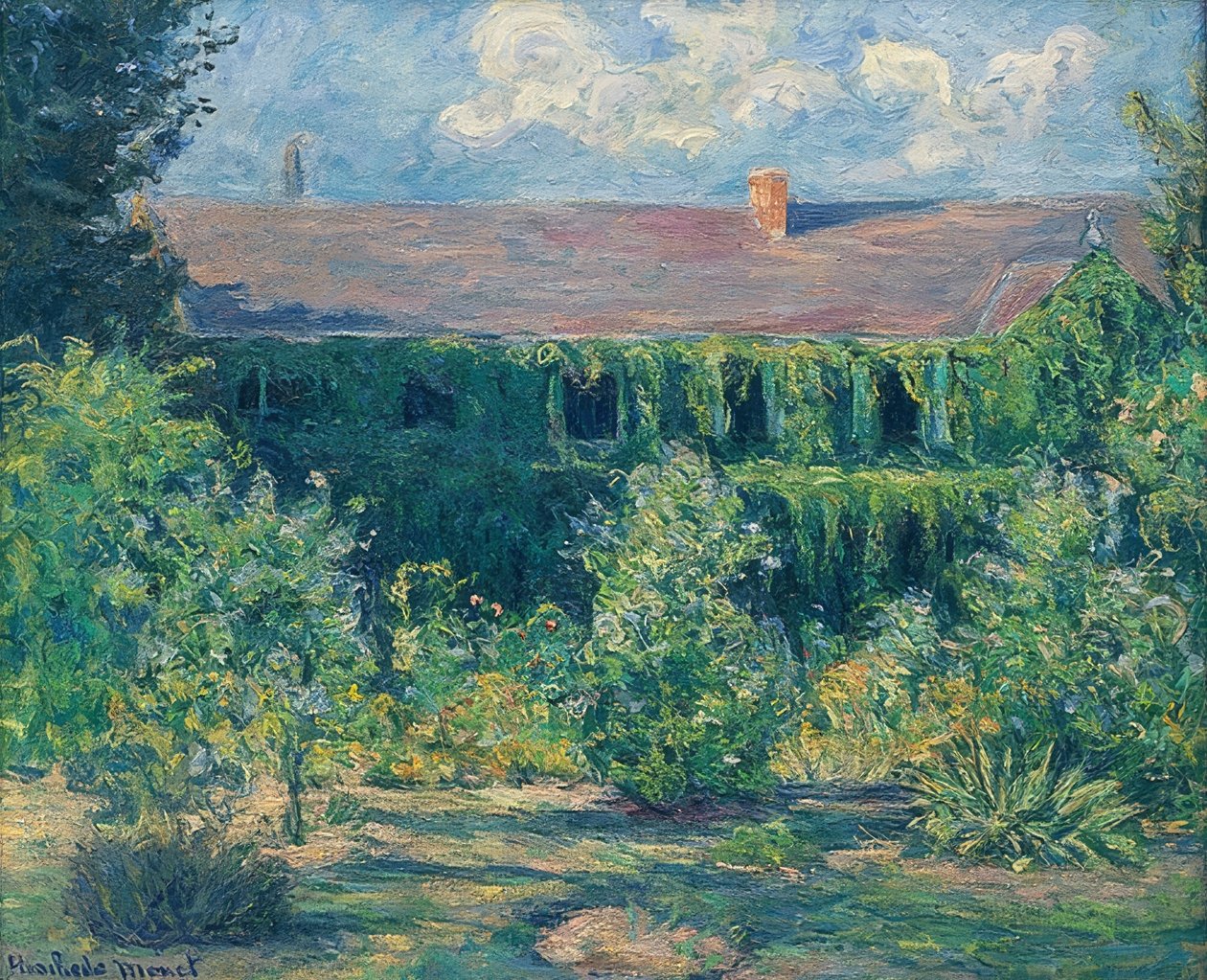 Casa e jardim de Claude Monet de Blanche Hoschede Monet