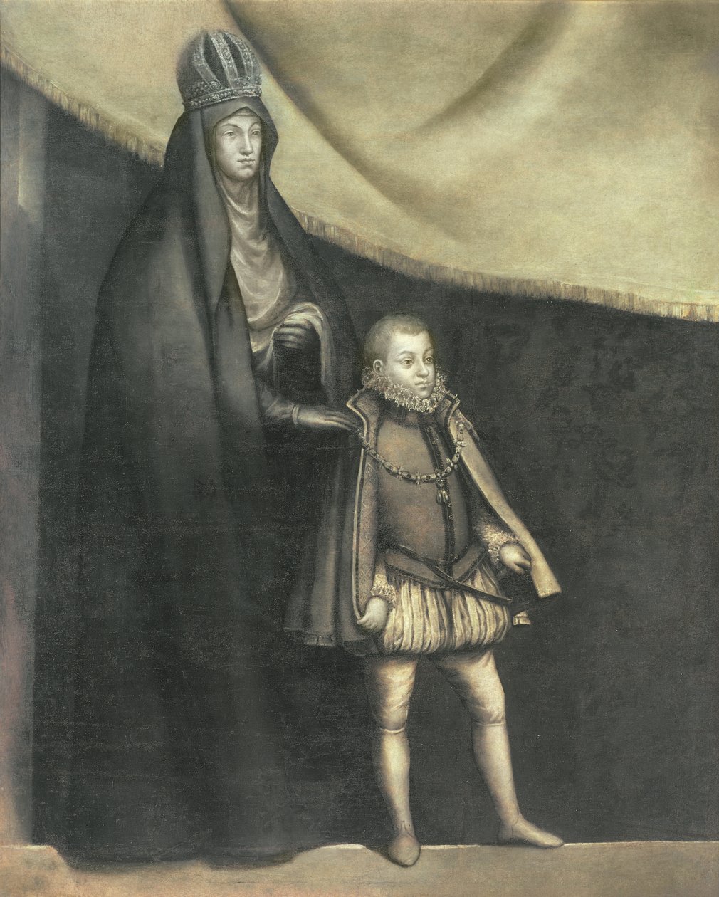 A Imperatriz Maria e Filipe III (1578-1621) 1583 de Blas del Prado