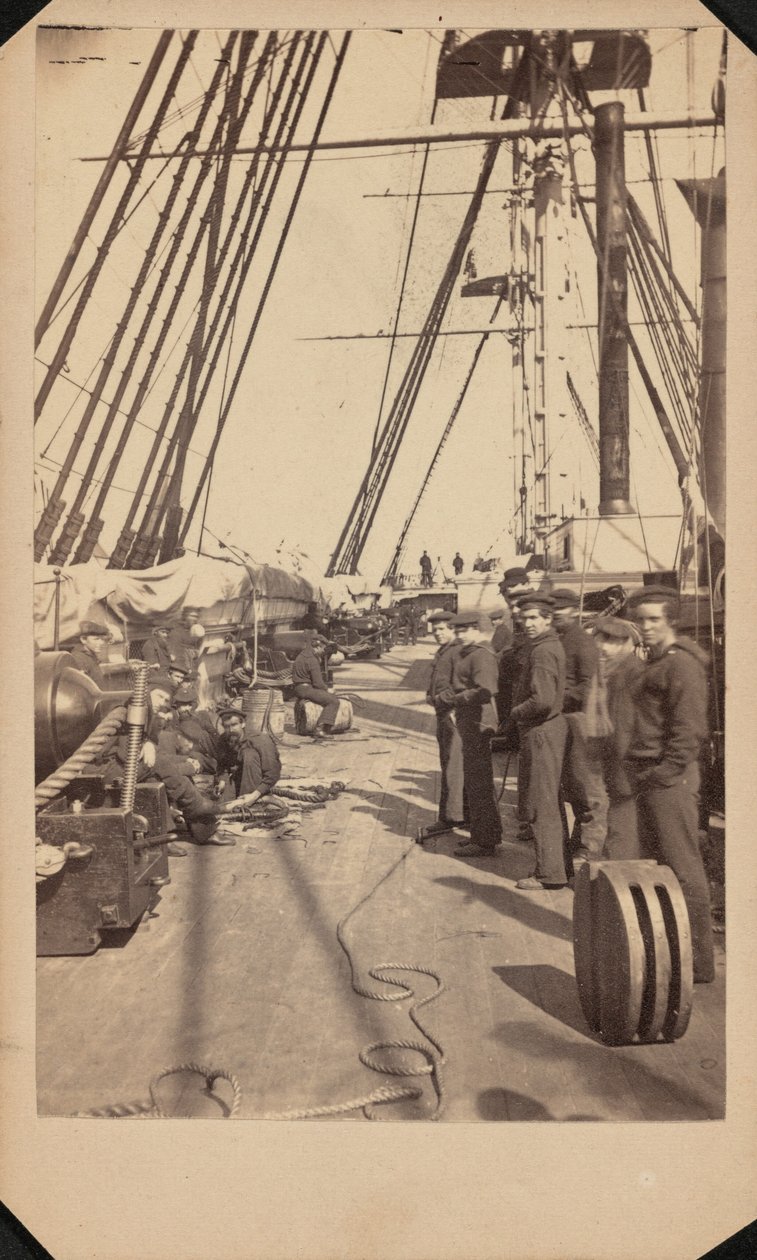 USS New Hampshire, c. 1864-1865 (foto) de Blauvelt & Hubbard