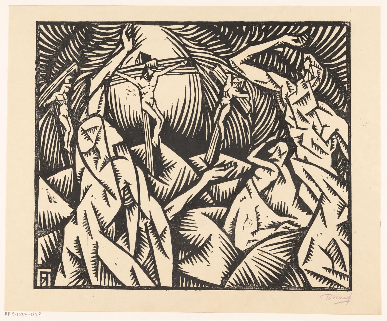 Gólgota (título original sobre o objecto) de Bob Hanf (signed by artist)