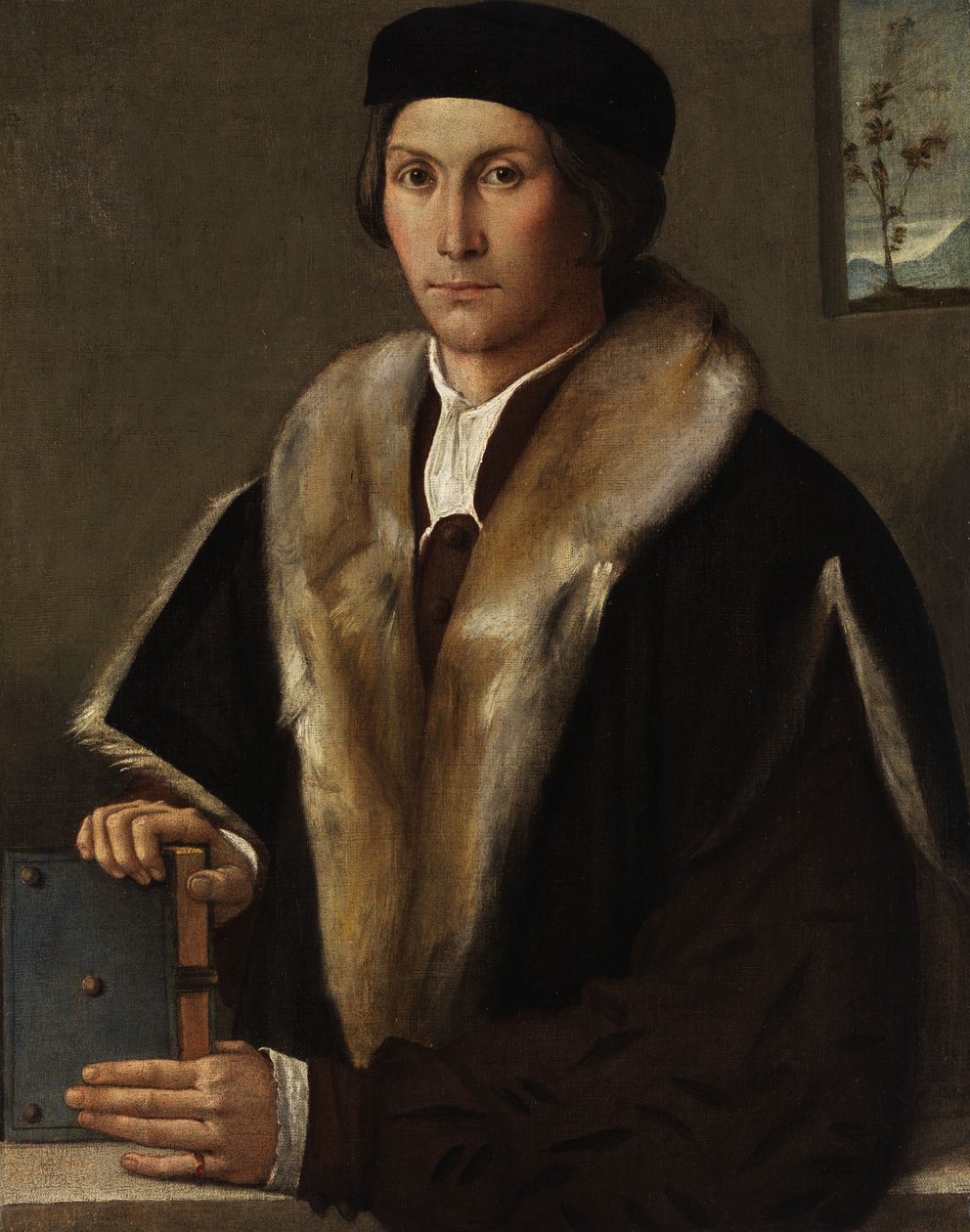 Retrato, de, um, jovem, erudito de Boccaccio Boccaccino