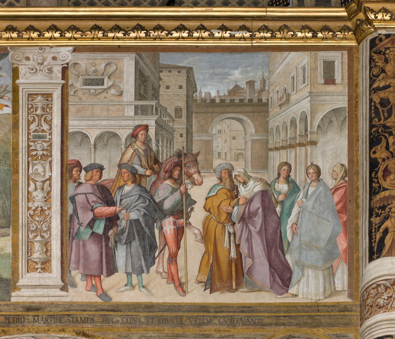 Nave Central, Primeiro Espanhol Norte, Encontro de São Joaquim e Sant