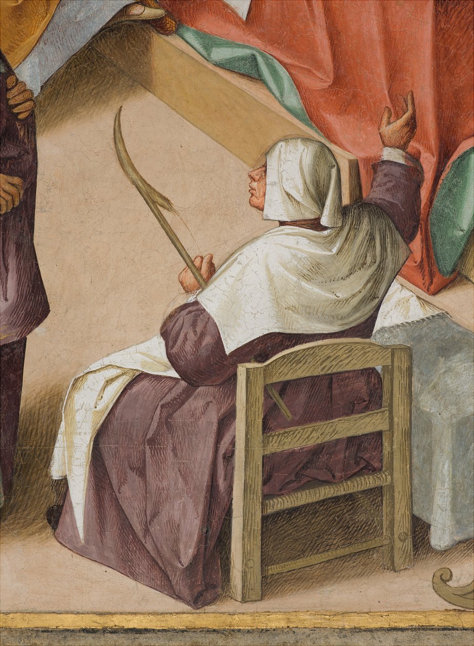 Nave Central, Segundo Norte, Nascimento da Virgem, Boccaccio Boccaccino 1514-15, Detalhe de Boccaccio Boccaccino