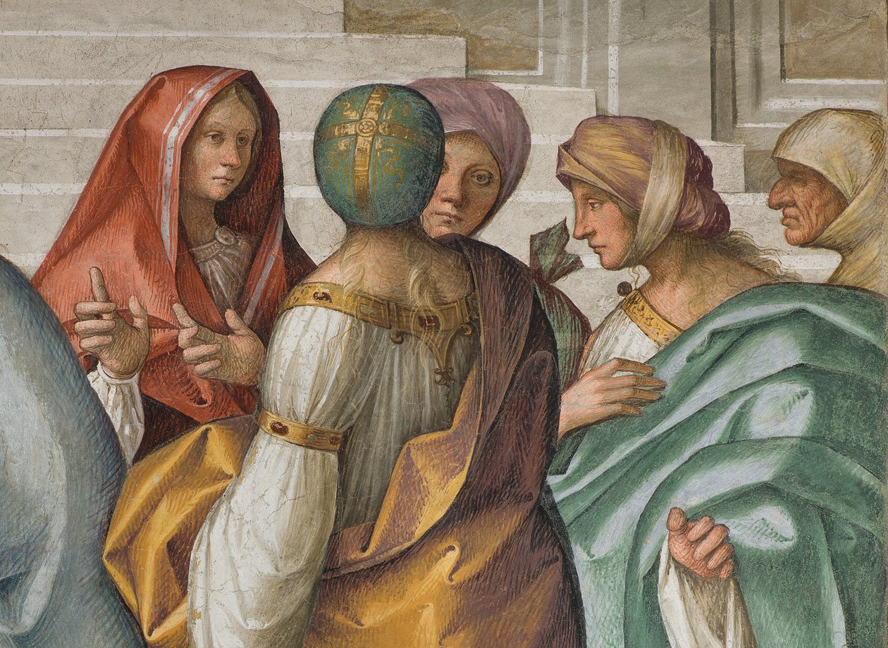 Nave Central, Segundo Norte, Casamento da Virgem, Boccaccio Boccaccino 1514-15, Detalhe de Boccaccio Boccaccino