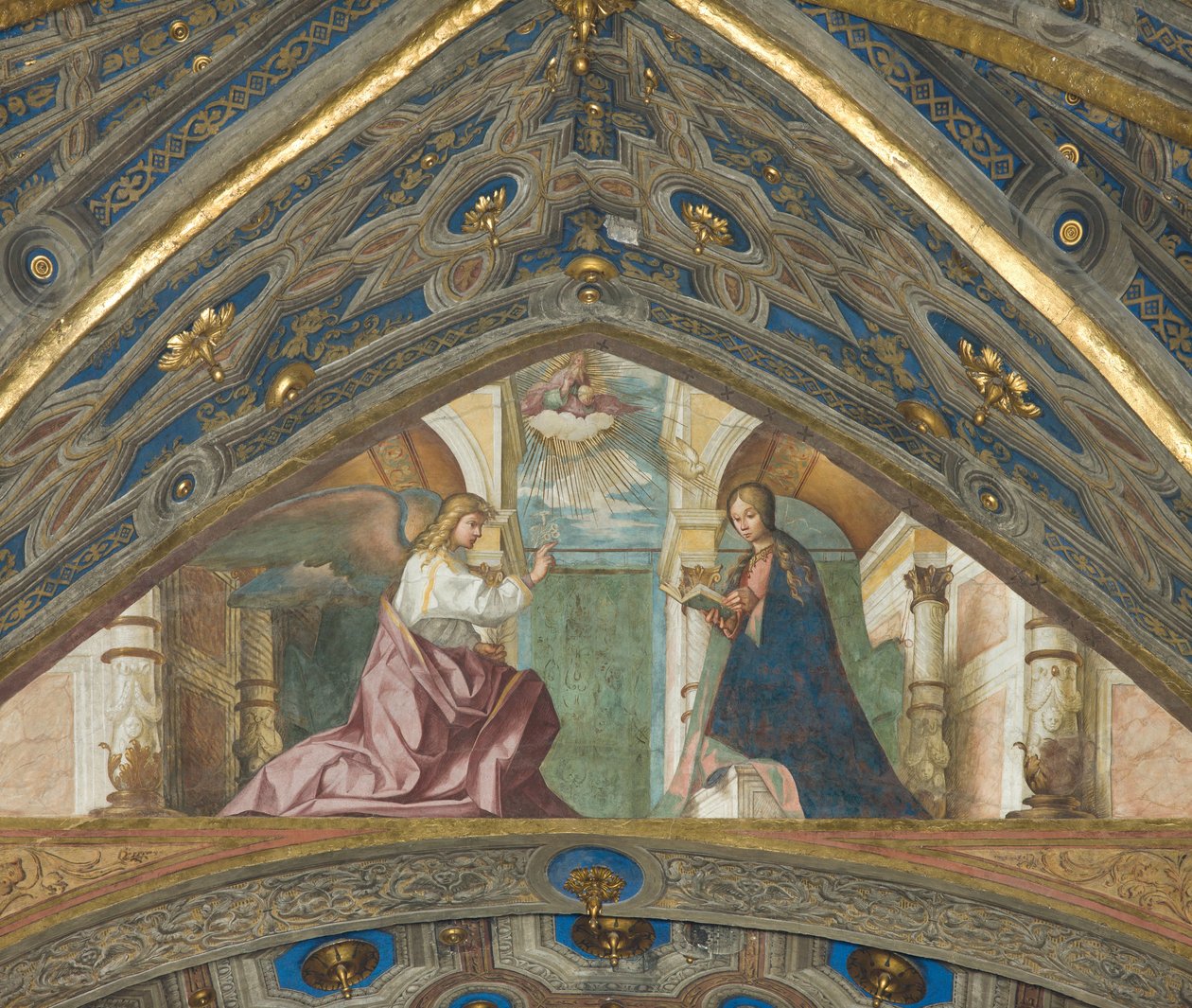 Soprano, Boccaccio Boccaccino, Anunciação 1506-07 de Boccaccio Boccaccino