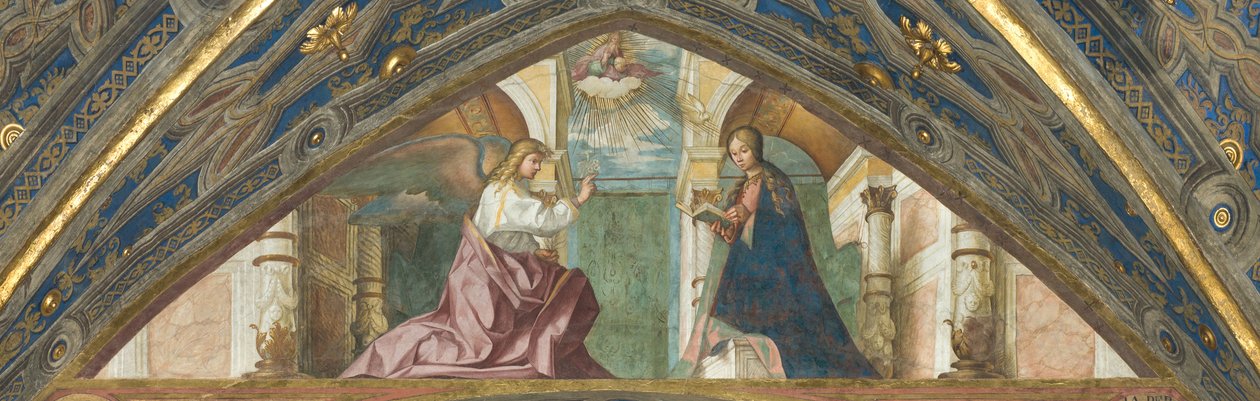 Soprano, Boccaccio Boccaccino, Anunciação 1506-07 de Boccaccio Boccaccino