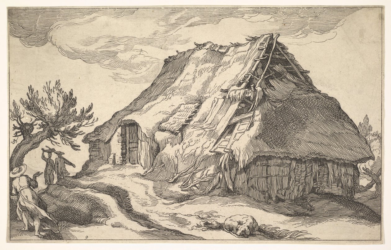 Paisagem com fazenda, 1613. de Boetius Adams Bolswert