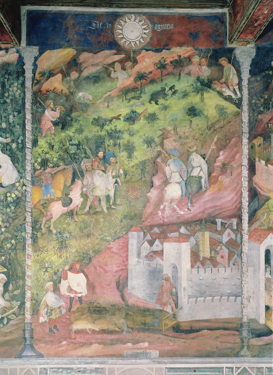 O mês de novembro, c.1400 de Bohemian School