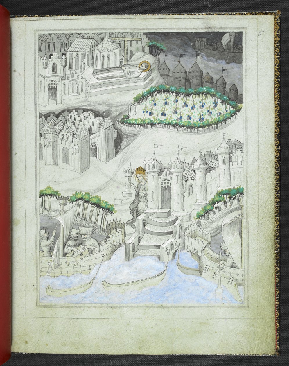 Adicionar 24189, f.5r, A ilha de Chipre, do 