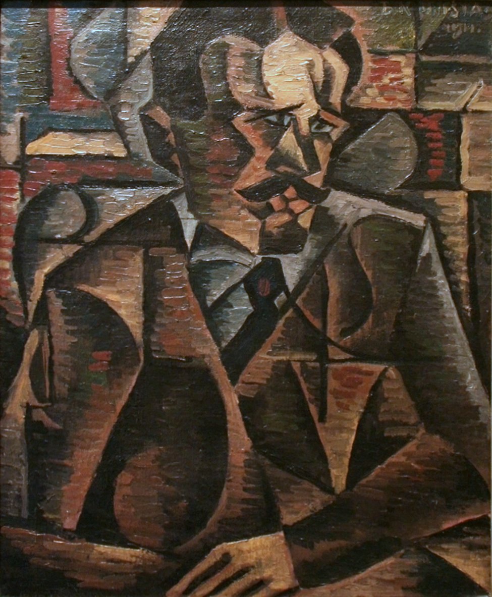 Retrato de um homem de Bohumil Kubišta