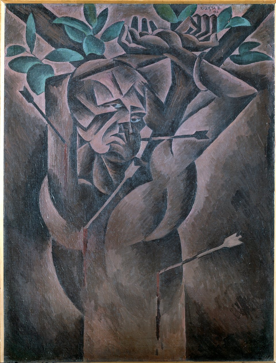 São Sebastião - Pintura de Bohumil Kubišta