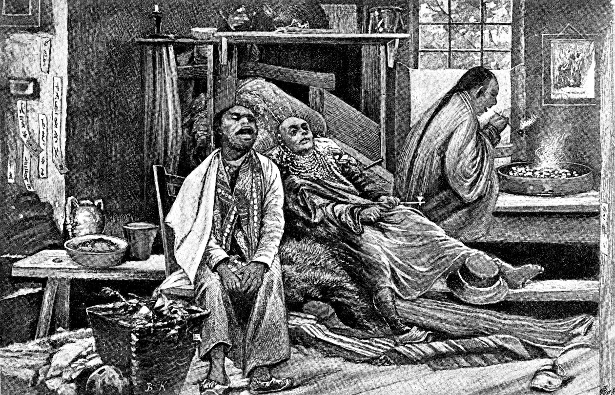 covil chinês de ópio de Bohuslav Kroupa