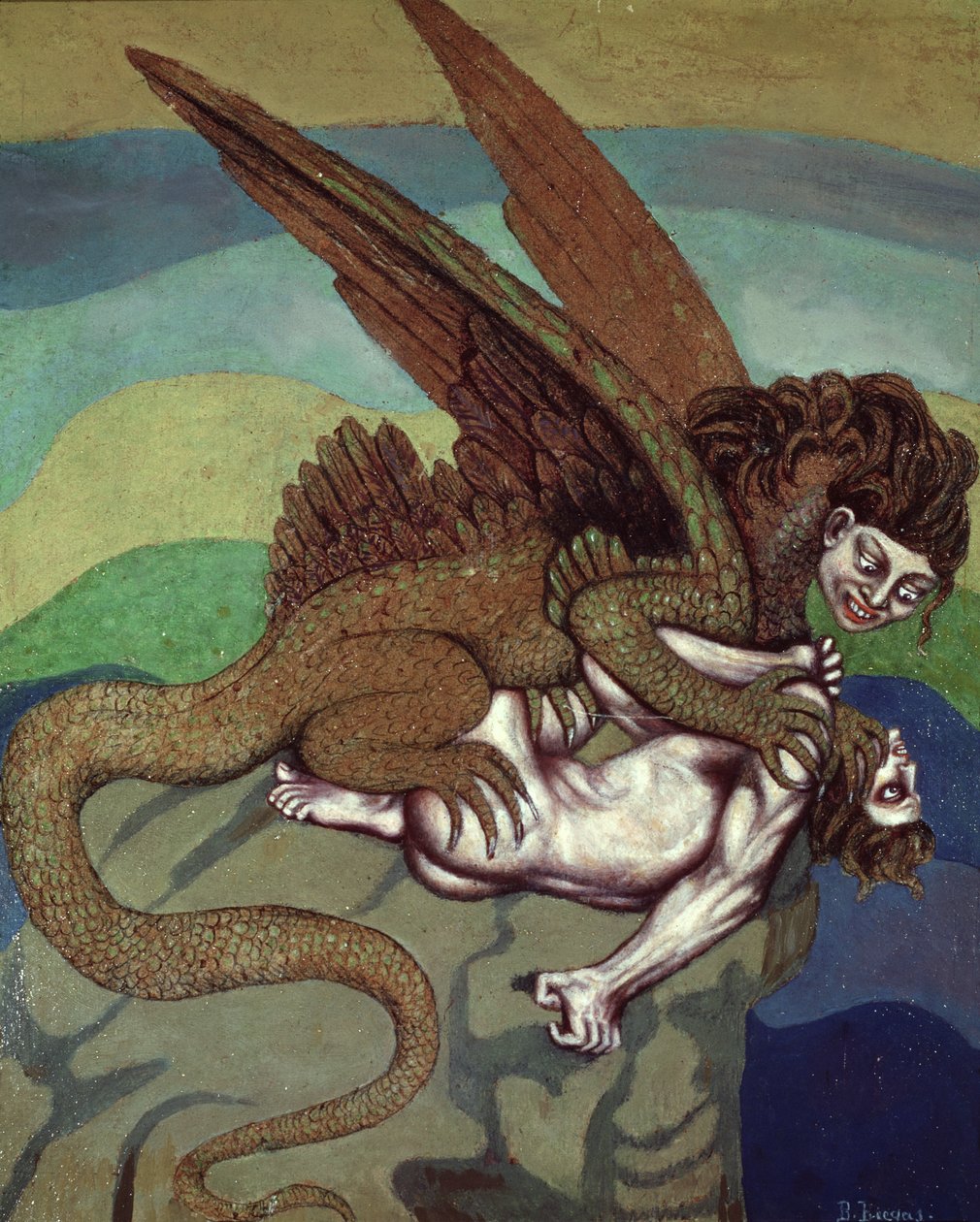 Um vampiro em forma de lagarto de Boleslaw Biegas