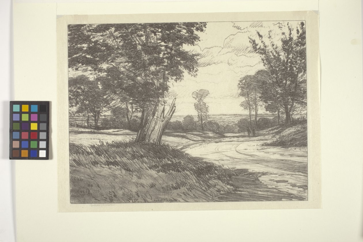 Hurley Road (tinta sobre papel) de Bolton Coit Brown