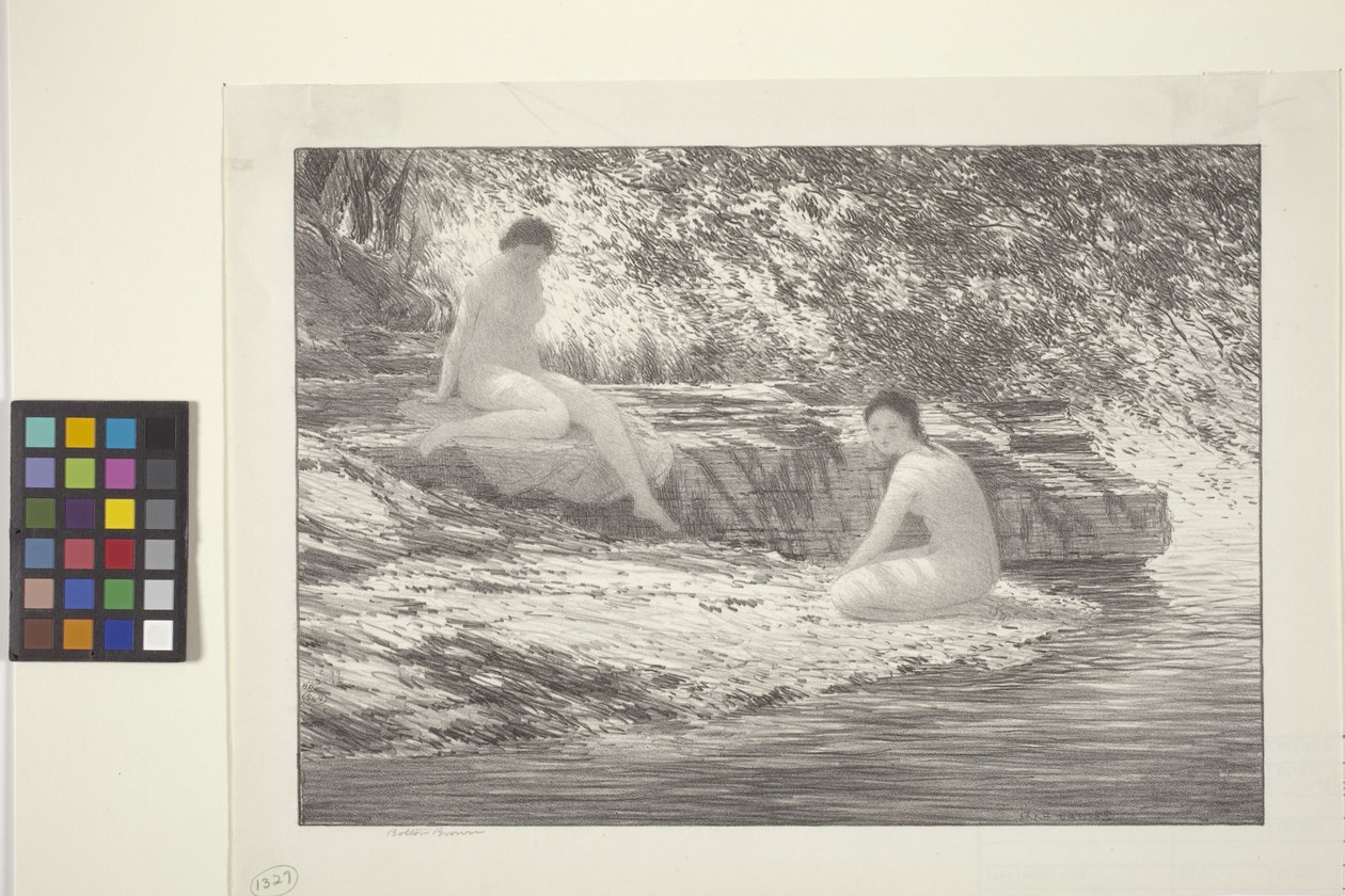 Lake Ladies (tinta sobre papel) de Bolton Coit Brown