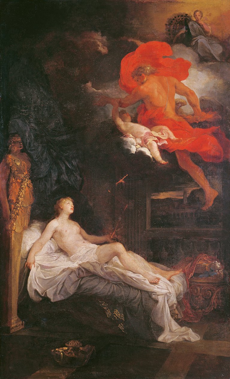 Júpiter e Semele, 1704 de Bon de Boulogne