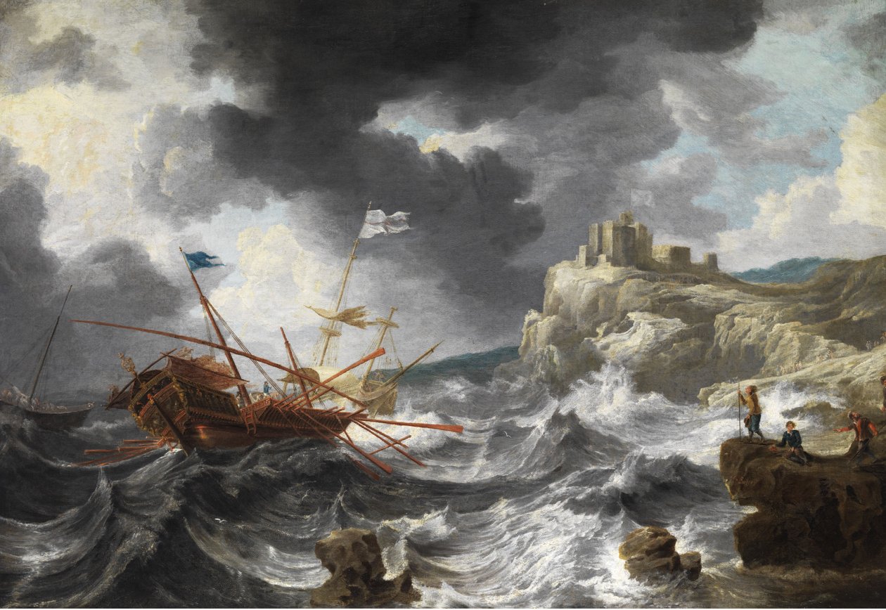 Grande seascape de Bonaventura Peeters