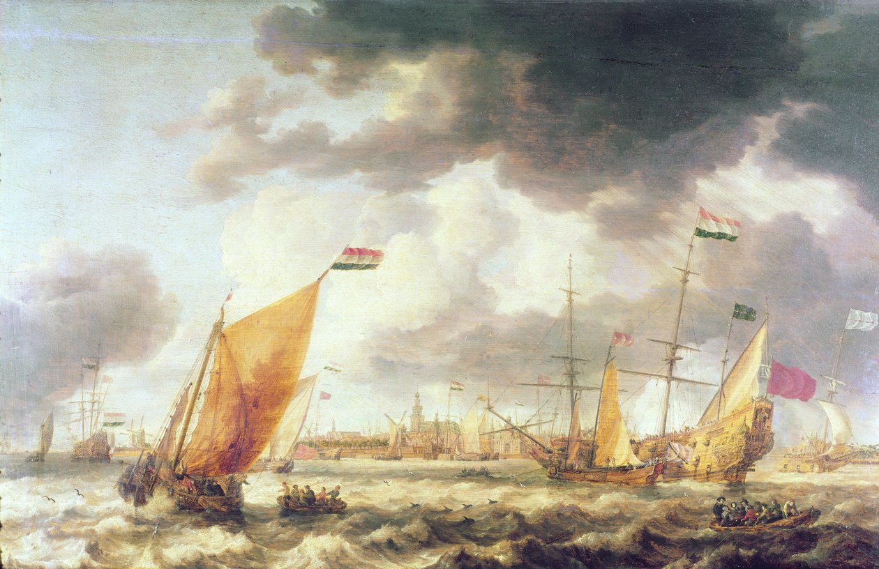 Mar turbulento de Bonaventura Peeters