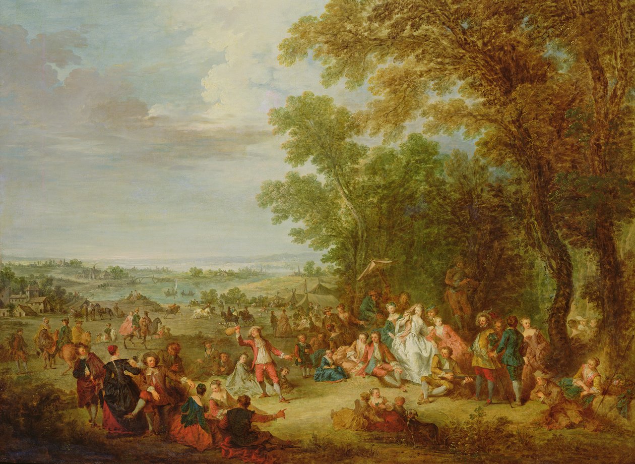 Fete Champetre, 1728 de Bonaventure de Bar