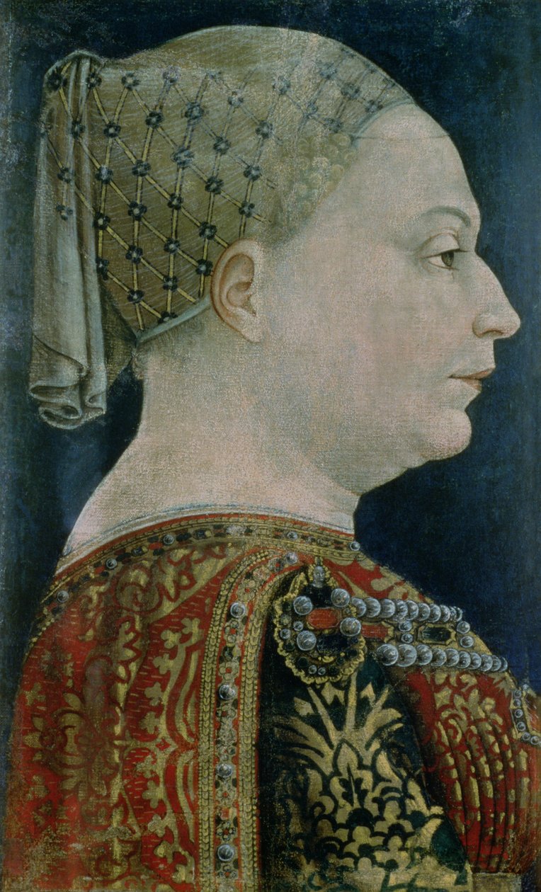 Retrato de Maria Sforza de Bonifacio Bembo