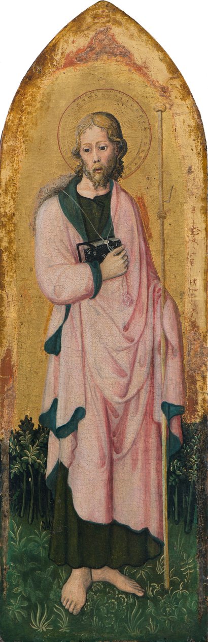 São Tiago o Grande, c.1450 (tempera a bordo) de Bonifacio Bembo