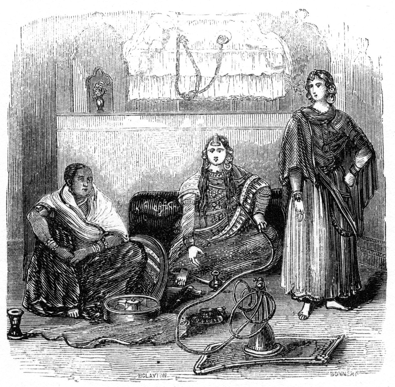 O Zenana, 1847 de Bonner