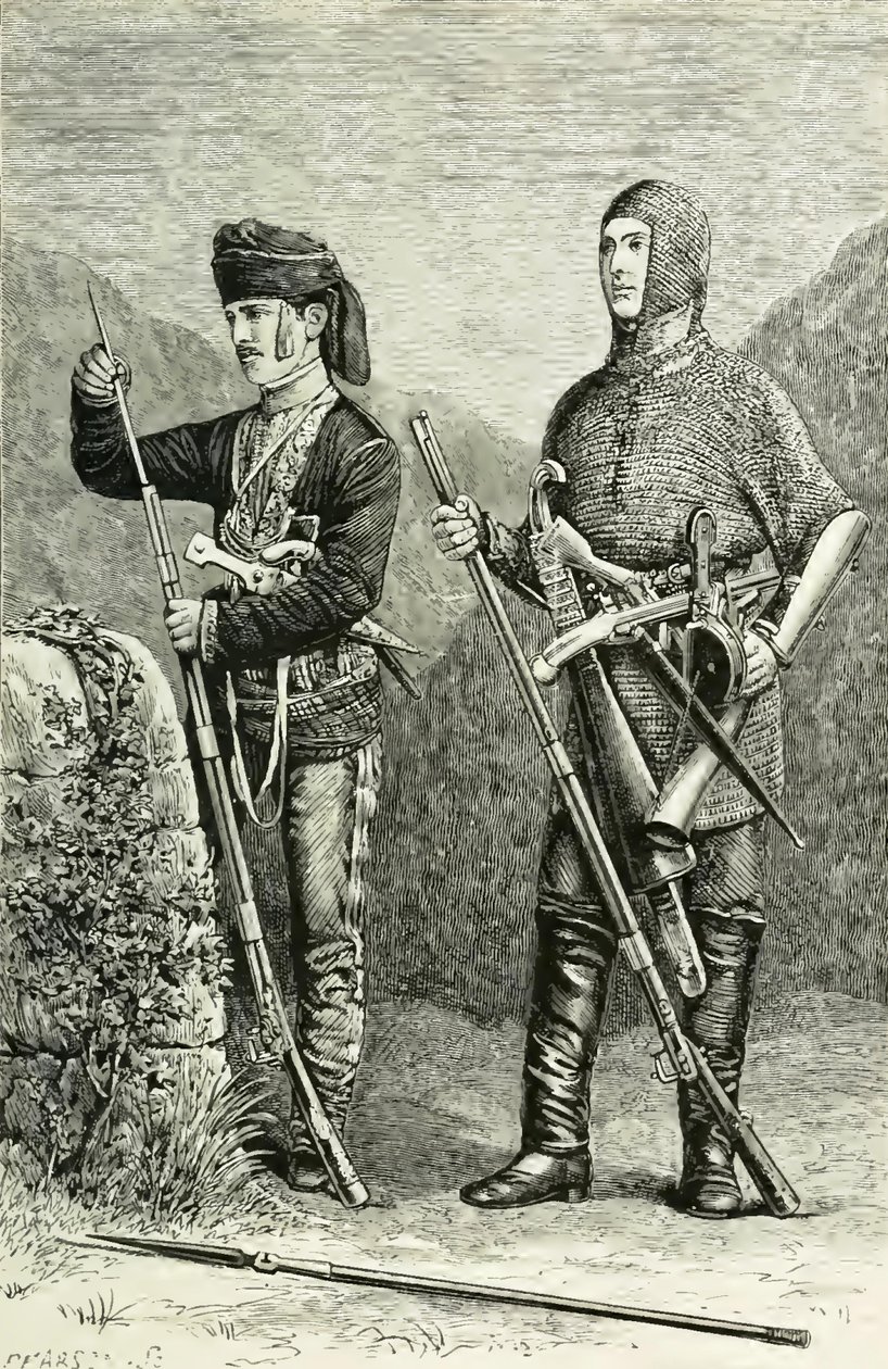 Guerreiro de Goori e guerreiro de Lesghia de Book Author