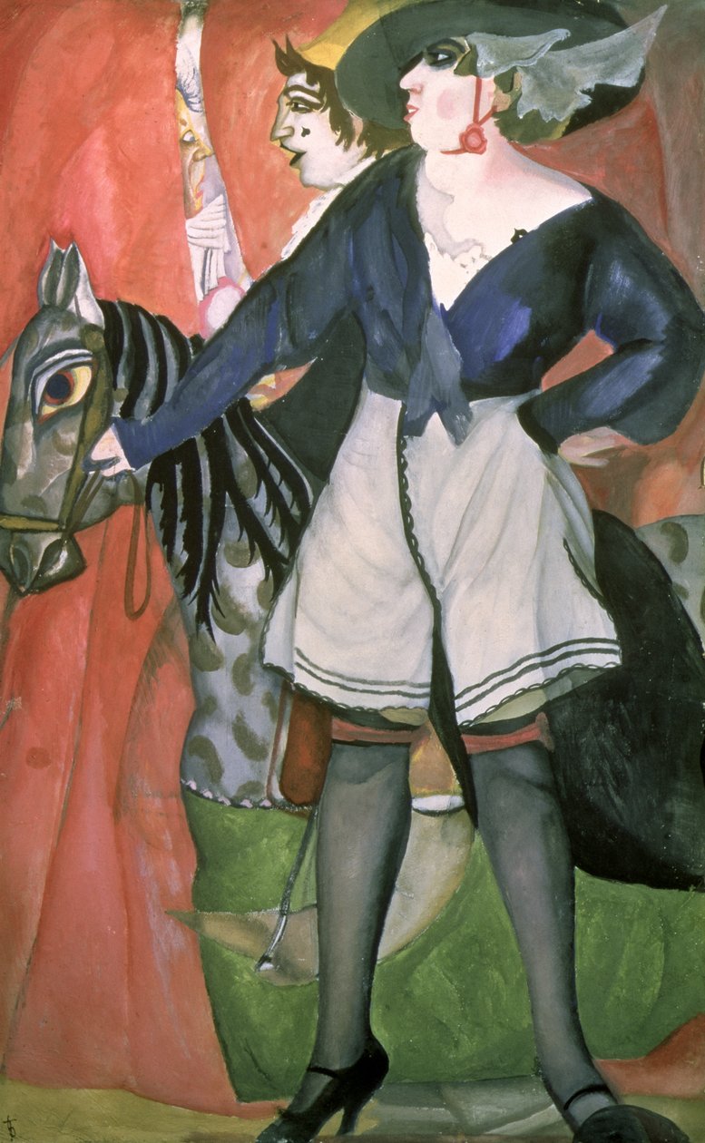 Cena do circo, 1917 de Boris Dmitrievich Grigoriev