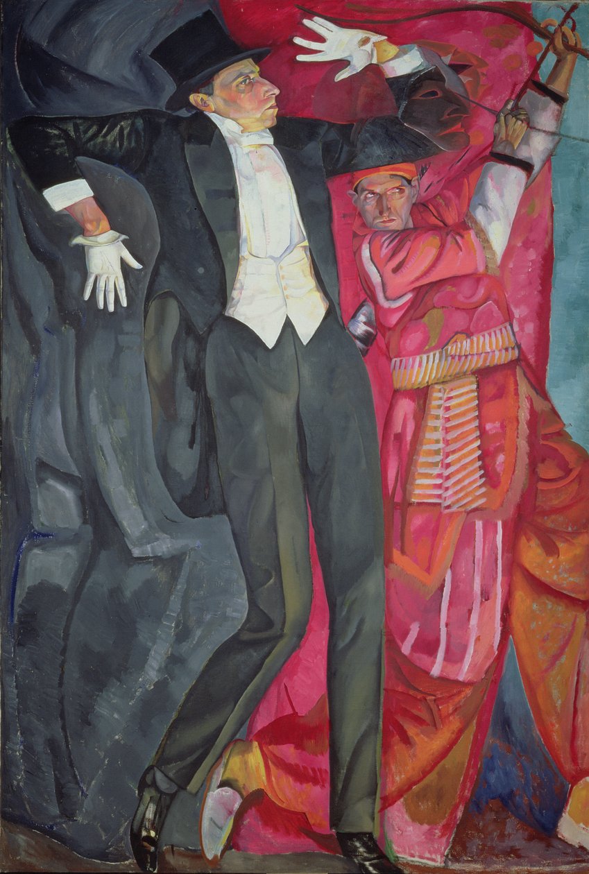 Retrato do Produtor Vsevolod Emilievich Meyerhold (1874-1940) 1916 de Boris Dmitrievich Grigoriev