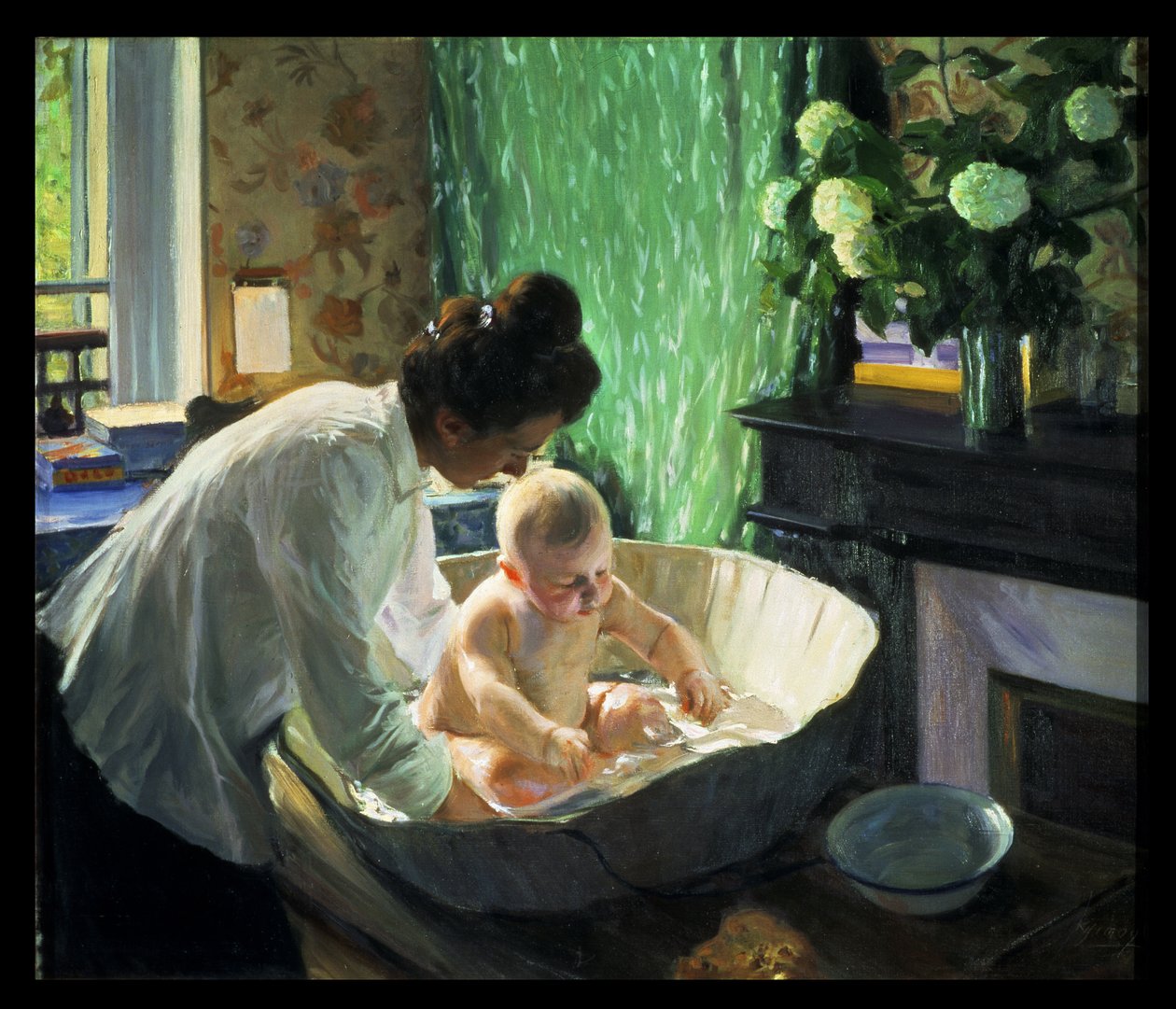 Manhã de 1910 de Boris Mikhailovich Kustodiev