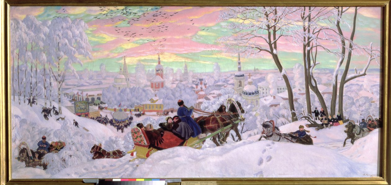 Maré Encoberta, 1916 de Boris Mikhailovich Kustodiev