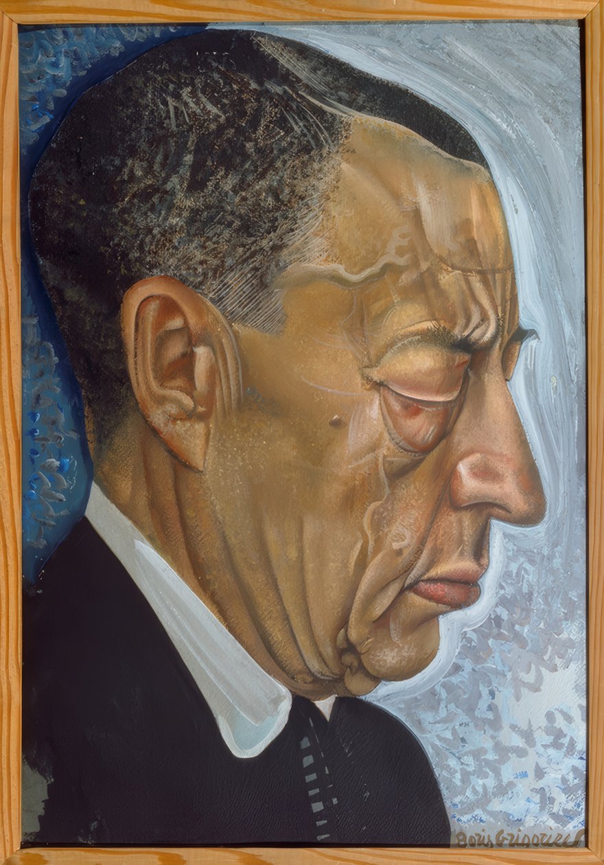 Portrait Rachmaninoff de Boris D. Grigorjew