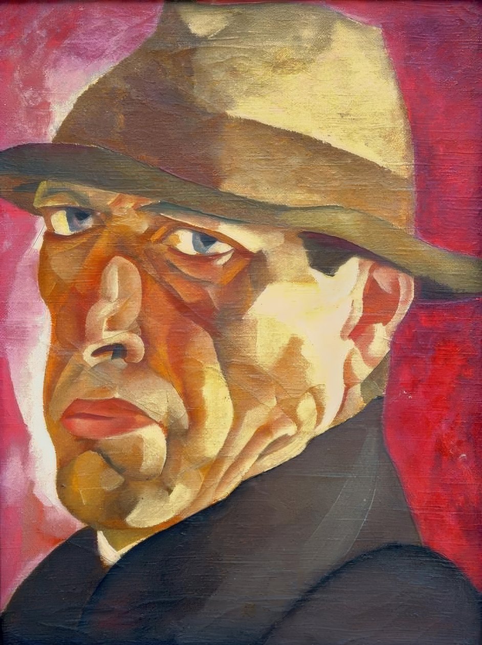 auto-retrato de Boris D. Grigorjew
