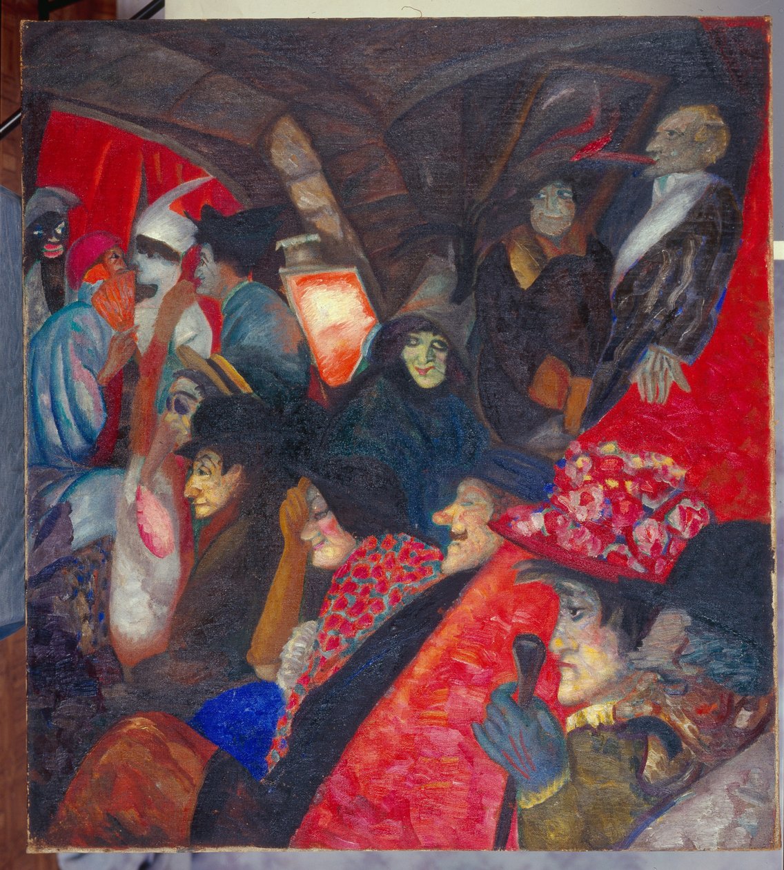 Cabaret Black Cat em Paris de Boris Dmitrievich Grigoriev