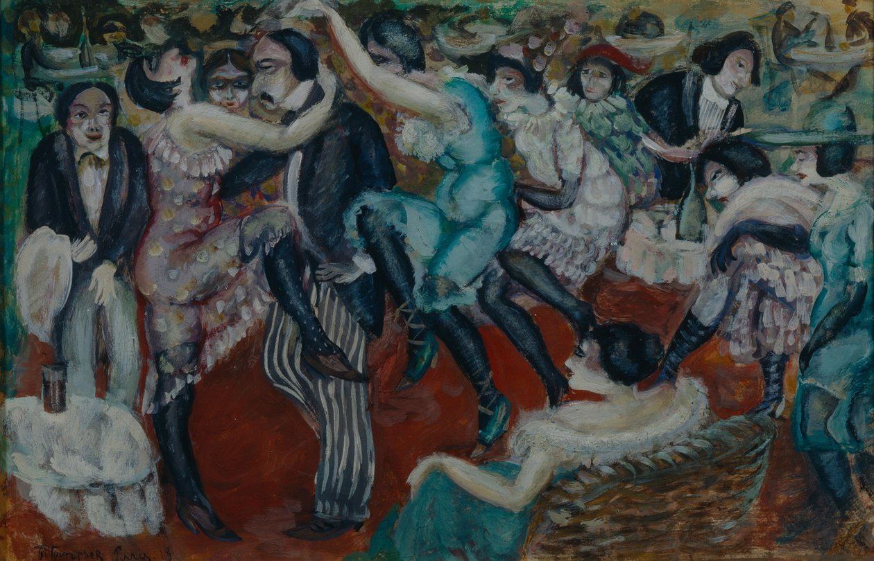 Cantando café, 1913 de Boris Dmitrievich Grigoriev