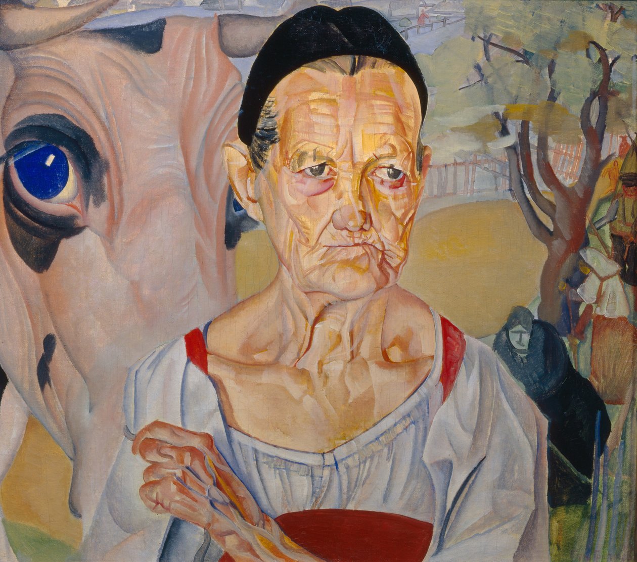 Leiteria das faces do ciclo da Rússia, 1917 de Boris Dmitrievich Grigoriev
