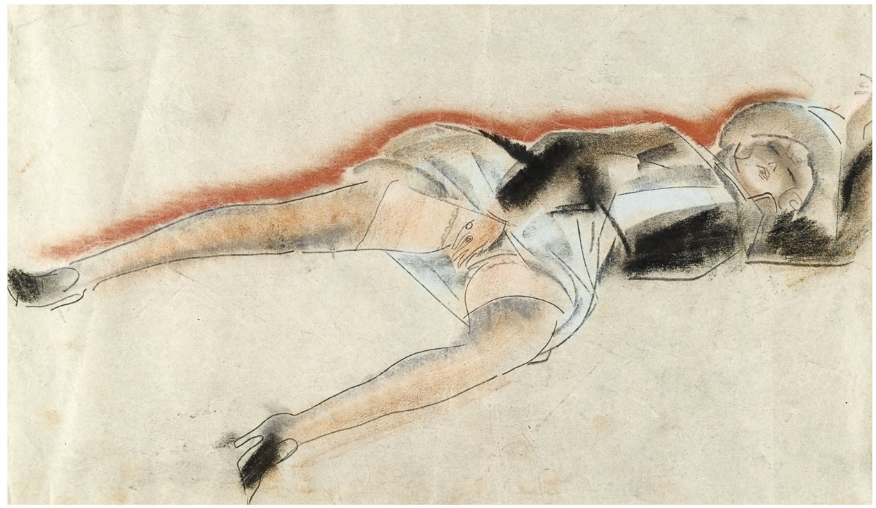 Desenho Erótico de Boris Dmitrievich Grigoriev