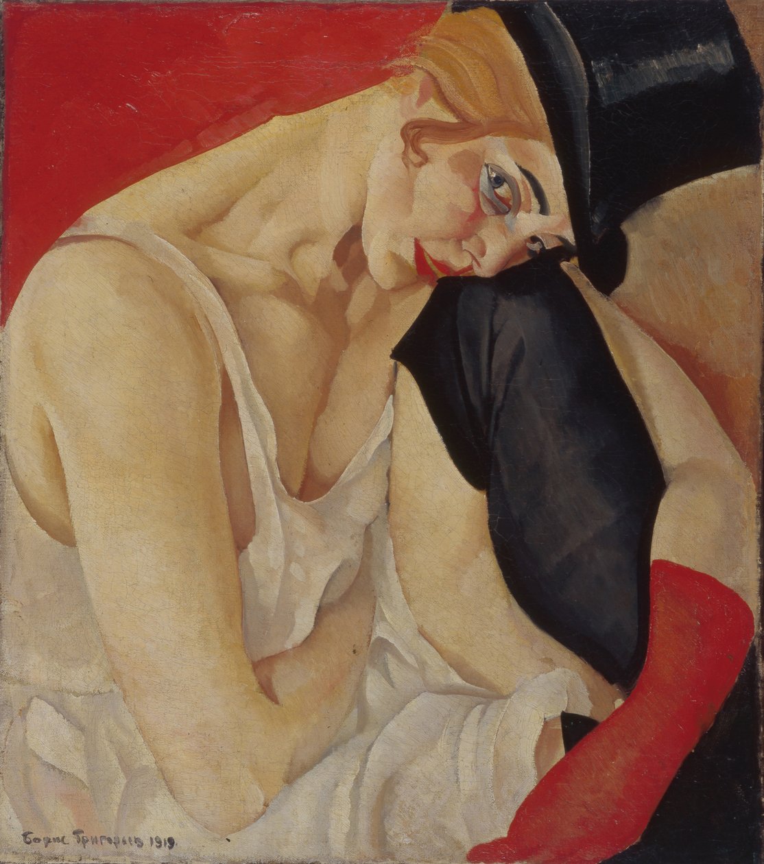 Senhora de cartola, 1919 de Boris Dmitrievich Grigoriev