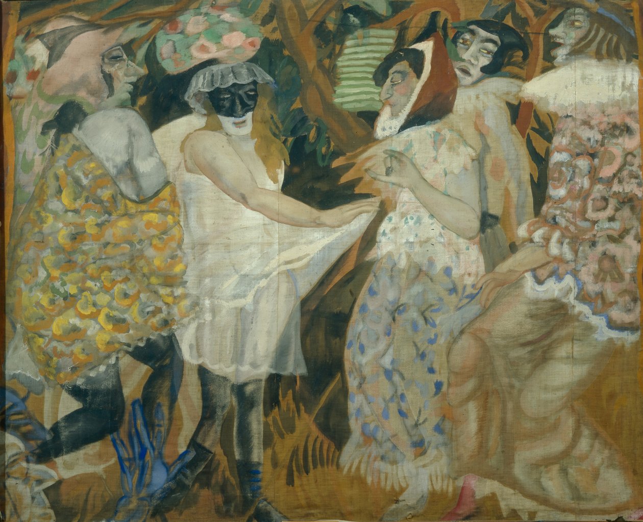 Baile de Máscaras, 1913-1914 de Boris Dmitrievich Grigoriev
