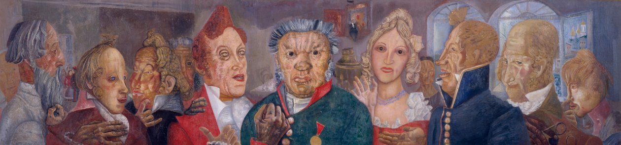 Pessoas da comédia O Inspetor do Governo de N. Gogol, 1933-1934 de Boris Dmitrievich Grigoriev